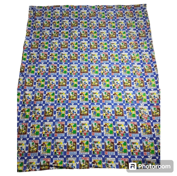 Vintage Disney Mickey Mouse "Extreme Sports" Double Sided Duvet Cover Twin - Picture 3 of 6